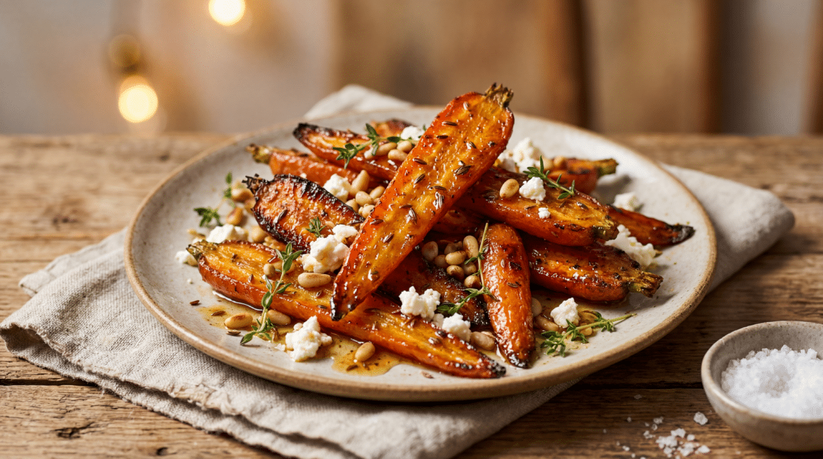 Carottes rôties au miel et cumin : un plat végétal gourmand qui fait oublier la viande au quotidien