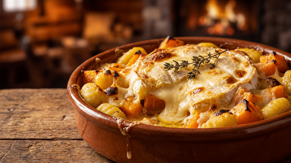 Gratin montagnard aux gnocchis, potimarron et Reblochon : un plat réconfortant qui réchauffe la table
