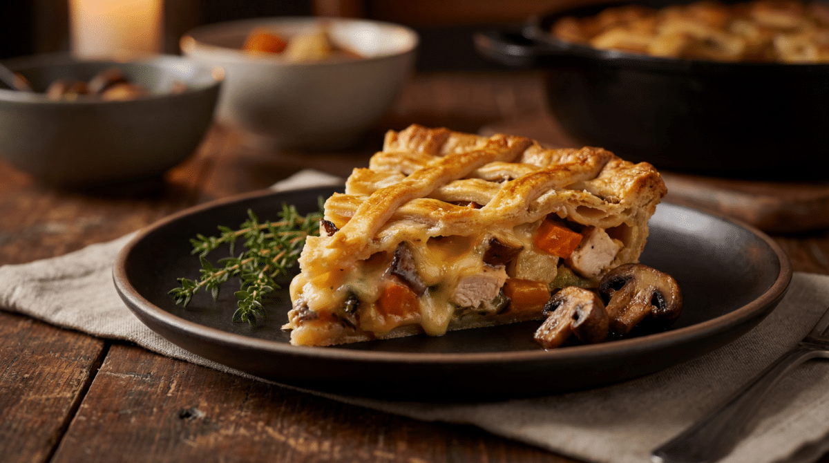 Tourte rustique de saison, croustillante et généreuse pour les soirées fraîches